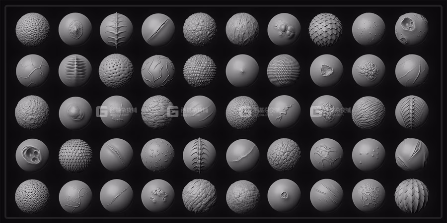 Blender+ZBrush+Painter贴图材质笔刷资产预设库 Zenshaders Library_32.avif