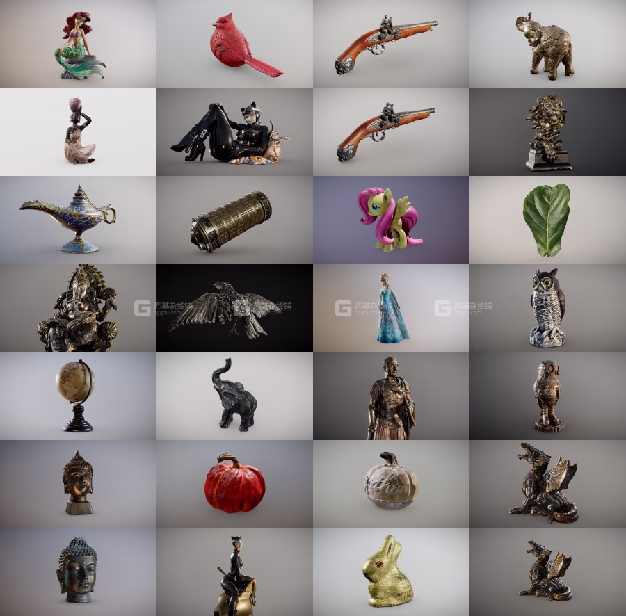 室内装饰品3D扫描模型 Inciprocal Sketchfab Decor Scans Collection_08.avif