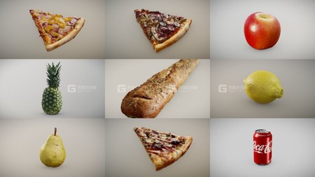 水果食物3D扫描模型 Inciprocal Sketchfab Food Scans Collection_02.jpg