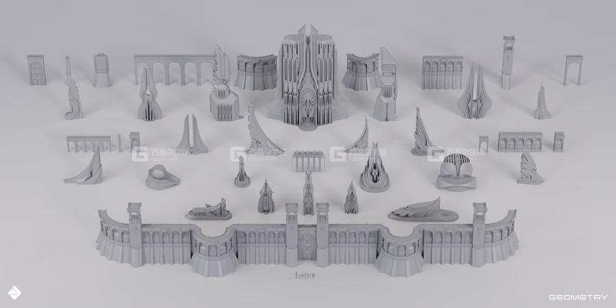 02【Asset Smash】北欧奇幻风格建筑 Neo Asgard_13.avif