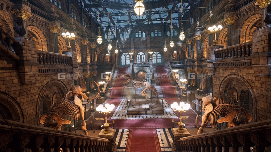UE历史博物馆恐龙猛犸象化石骨头 Historical Museum_16.avif