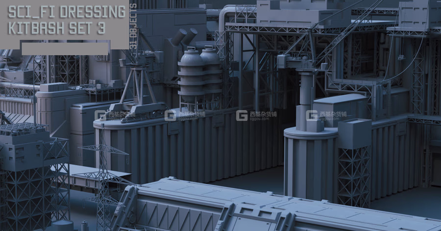 科幻工业建筑3D模型 Cgtrader – Scifi Dressing Kitbash Set 3_73.avif
