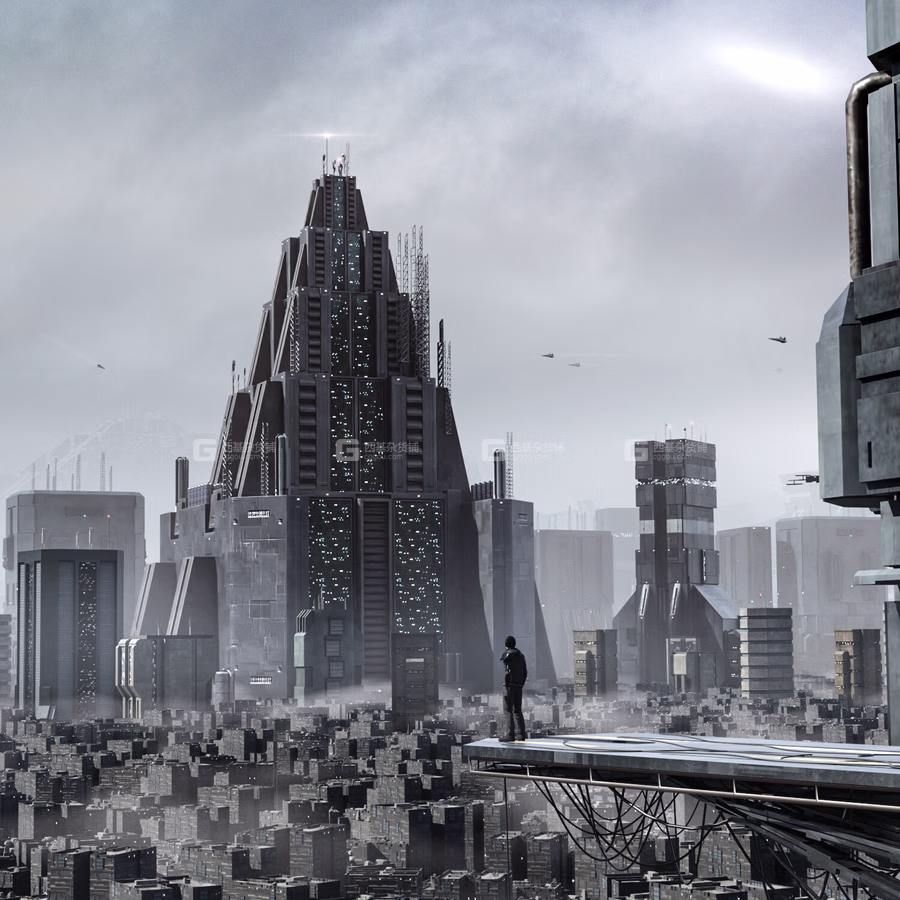 30+科幻建筑楼房资产3D模型 Sci-Fi Structures_26.avif