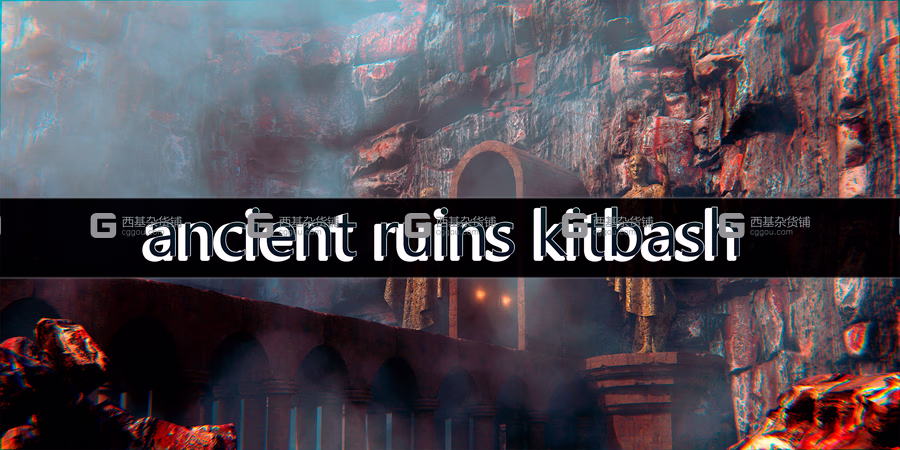 远古遗迹资产3D模型 Ancient Ruins Kitbash_36.avif