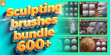 600组雕刻笔刷  Sculpting BrushesFM.jpg