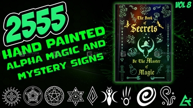 2555个魔法元素和神圣标志 Hand Painted Alpha MagicFM.jpg