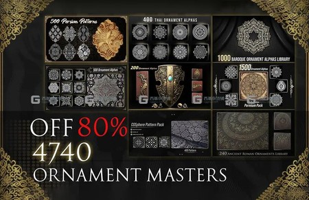 装饰花纹贴图 4740 Ornament Alphas_01.jpg