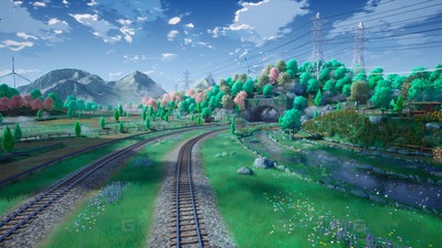 卡通风格化的山谷环境 Cartoon Stylized Valley Environment_04.jpg