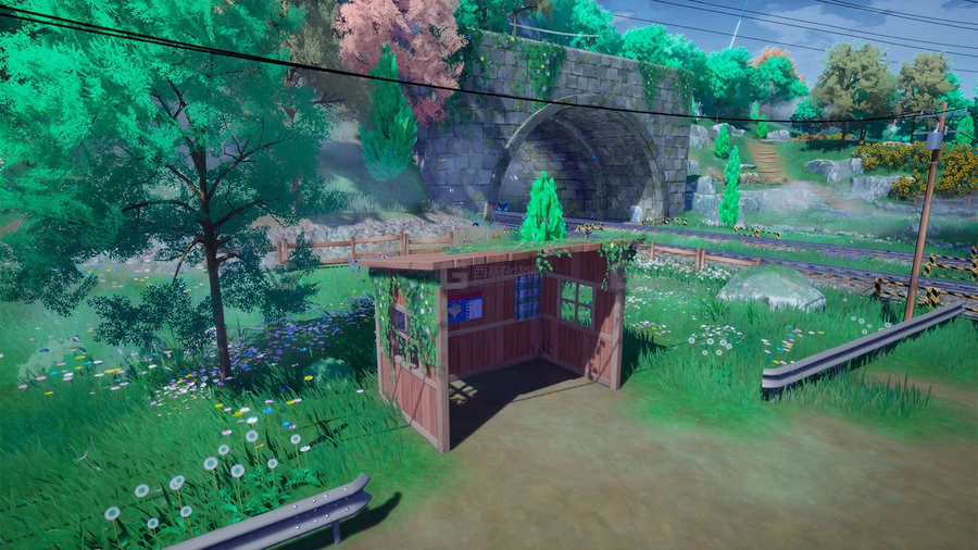 卡通风格化的山谷环境 Cartoon Stylized Valley Environment_26.avif
