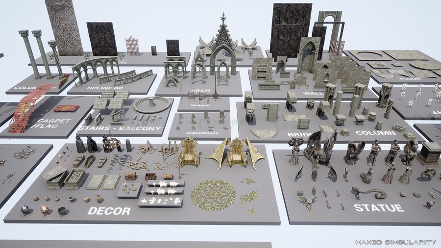 模块化巨龙地下城 CATACOMB OF THE DRAGON(Modular dungeon-Dark fantasy dungeon -Dungeons)_13.avif