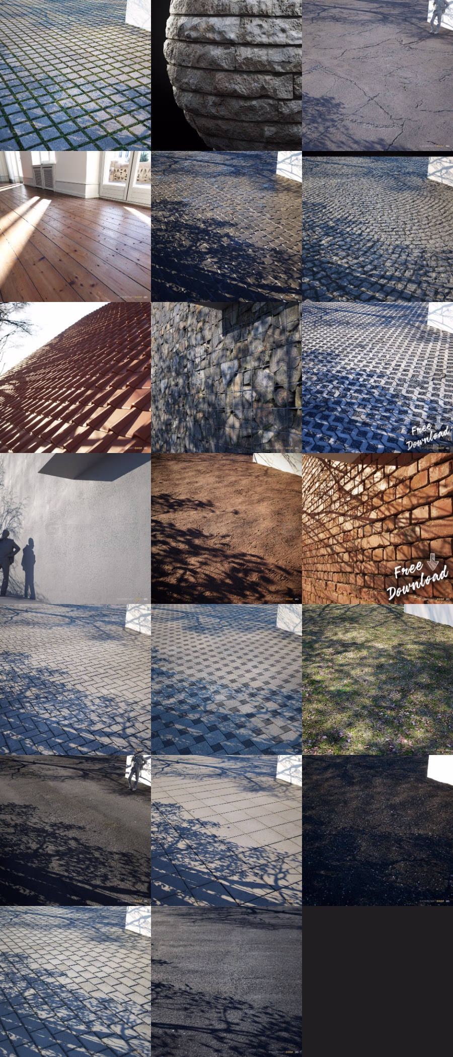 20组扫描室外地板地面 EXORBITART -20x Scanned Exterior Floors V.1 – Texture Collection_24.avif