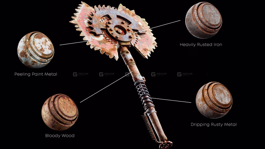 后世界末日废土智能材质球 Post-Apocalyptic Smart Materials_21.avif