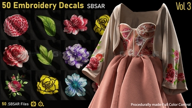 50个花朵叶子衣服刺绣贴花SBSARFM.jpg