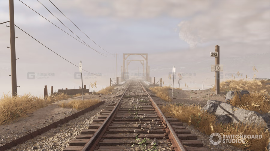 沿海湿地铁路桥梁码头废旧 Coastal Wetland & Railroad Bridge_16.avif