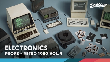 80年代电子产品  Retro 80's VOL.4 - Electronics (Nanite and Low Poly)FM.jpg